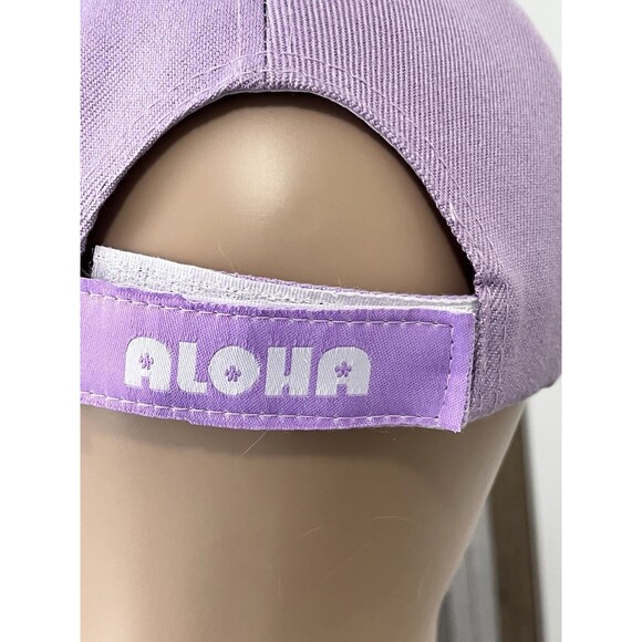 Chelona USA Lavender Hawaii adjustable strapback cap hat Embroidered - Picture 3 of 9